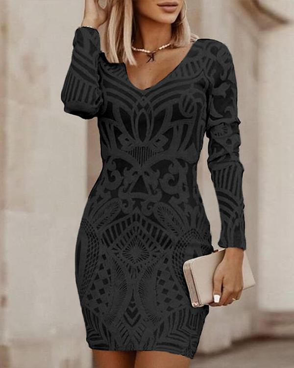 Sophia | Wedding Guest Embroidered Bodycon Dress