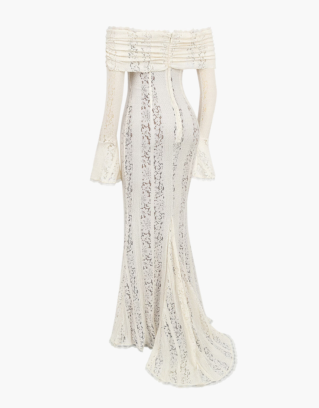 Amelie | Elegant Off Shoulder Lace Maxi Dress