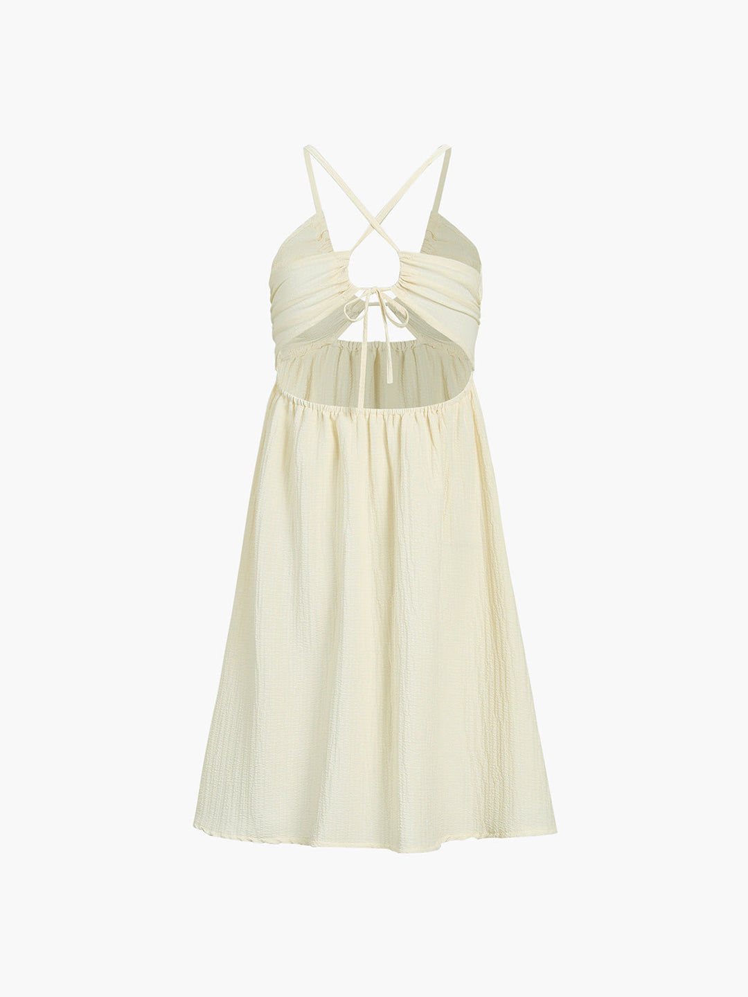 Elisa | Flowing Cut Out Halter Midi Dress