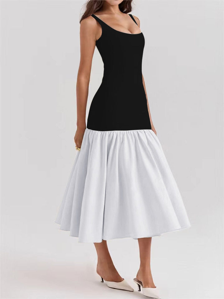 Ariella | Wedding Guest Square Neck Midi Dress