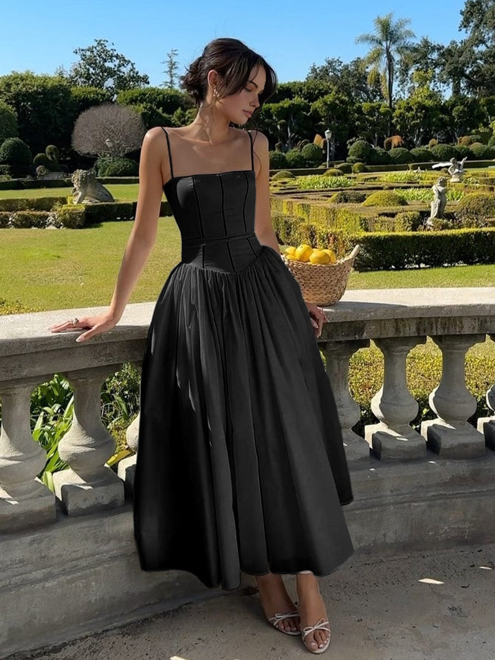 Celine | Graduation Corset Midi Dress