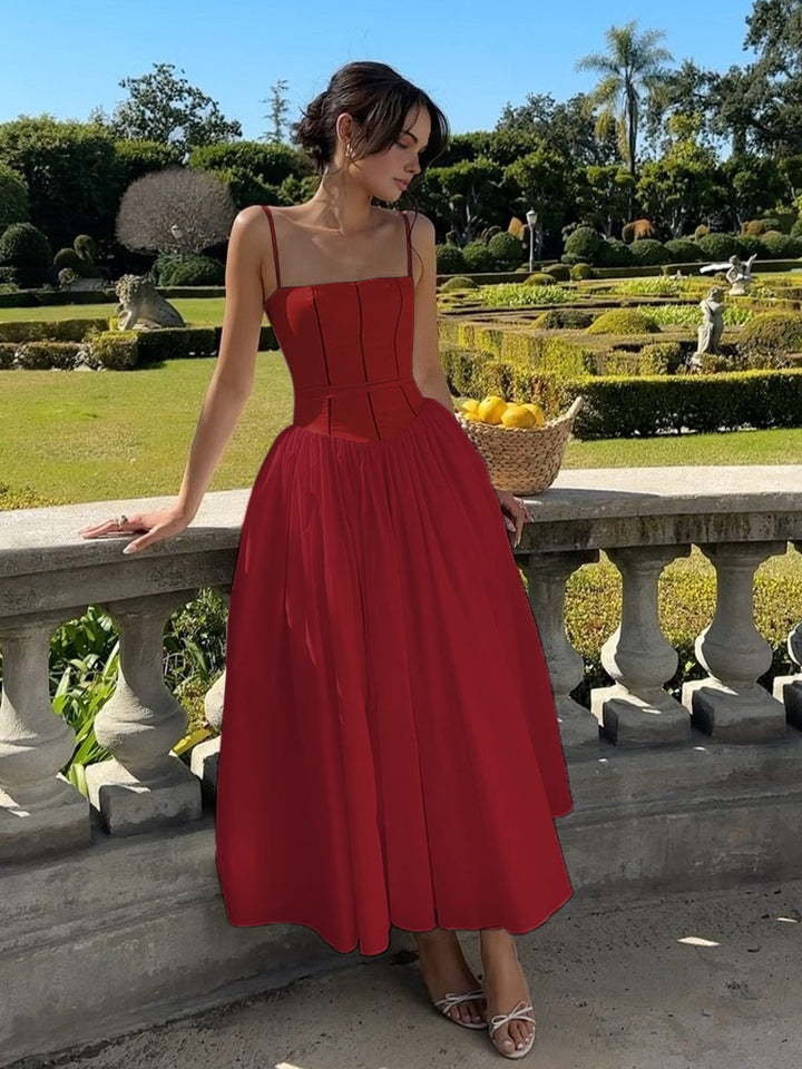 Celine | Graduation Corset Midi Dress