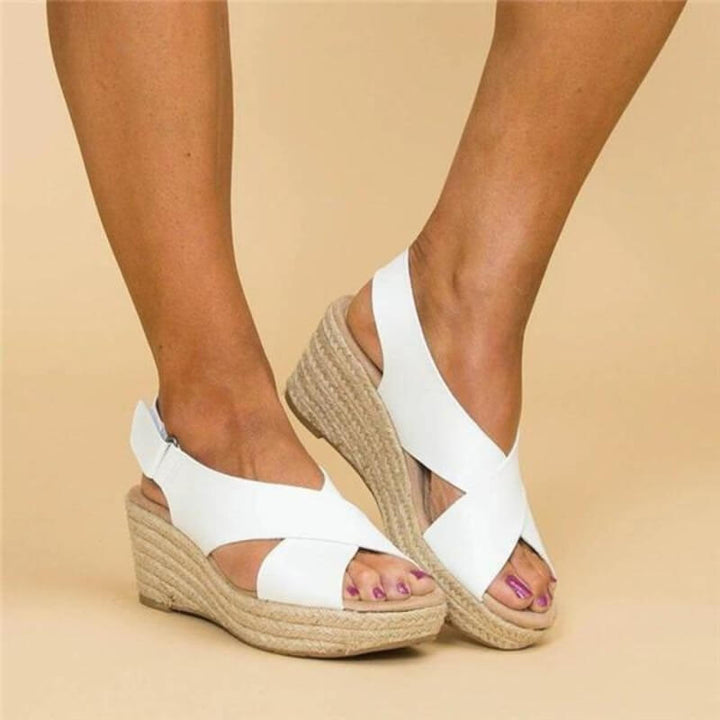 Amelia | Comfortable Cross Strap Walking Sandals