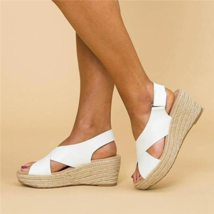 Amelia | Comfortable Cross Strap Walking Sandals