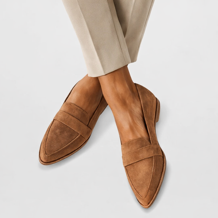 Chloe | Elegant Slip-On Suede Loafers