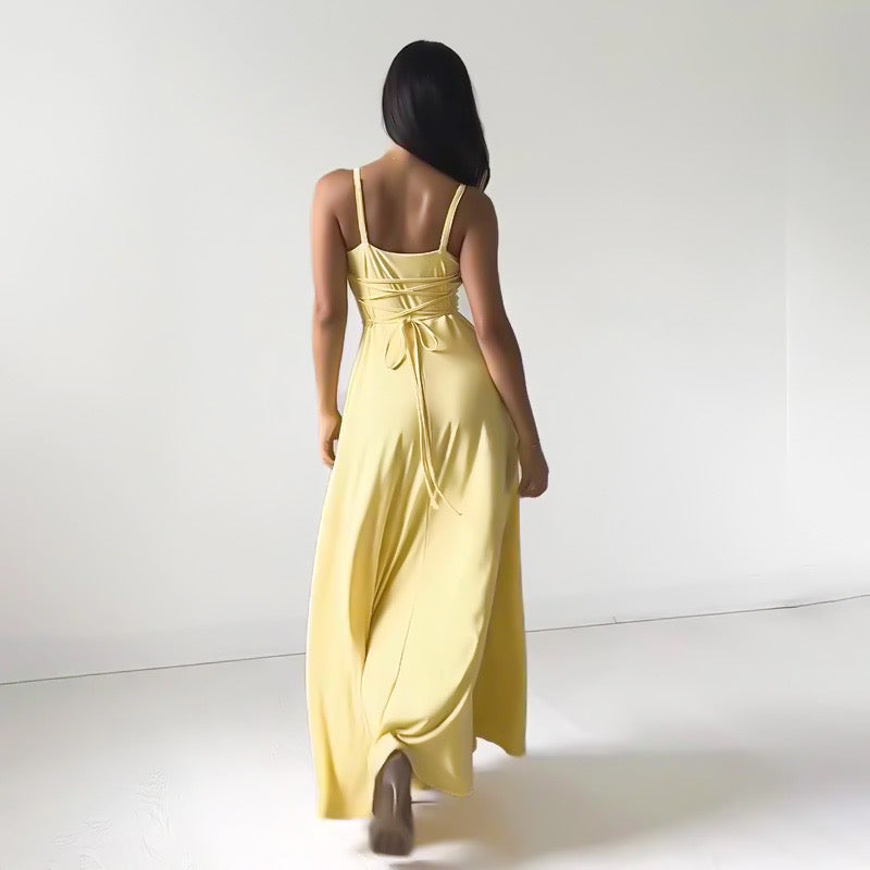 Claire | Wedding Guest Cowl Neck Maxi Dress