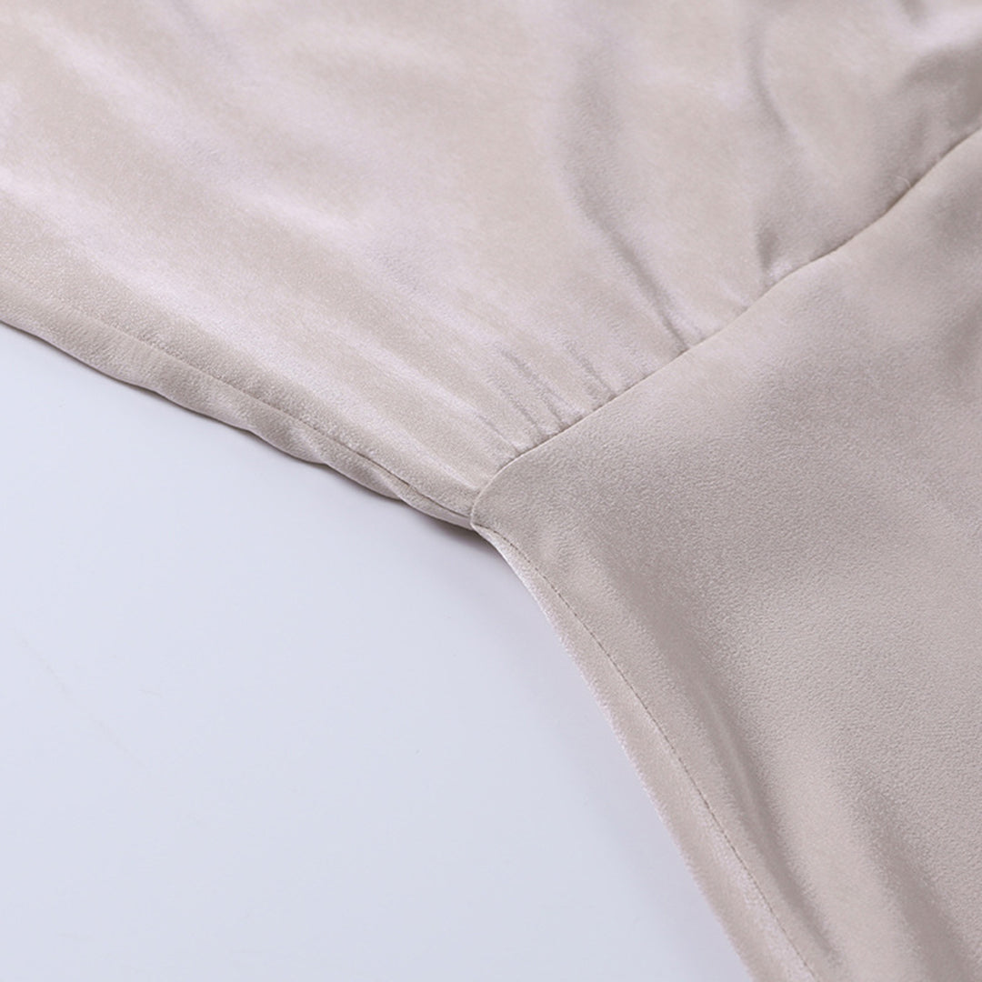 Lucinda | Satin Wrap Split Evening Maxi Dress