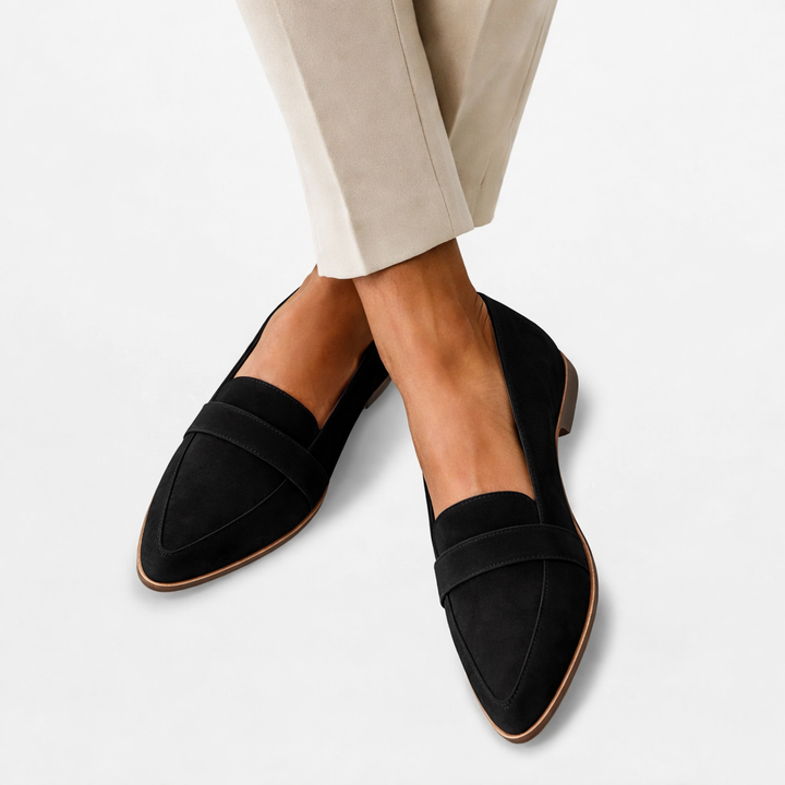 Chloe | Elegant Slip-On Suede Loafers