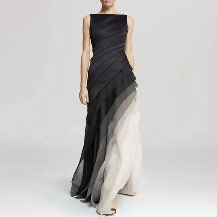 Lucia | Elegant Ombre Pleated Wedding Guest Dress