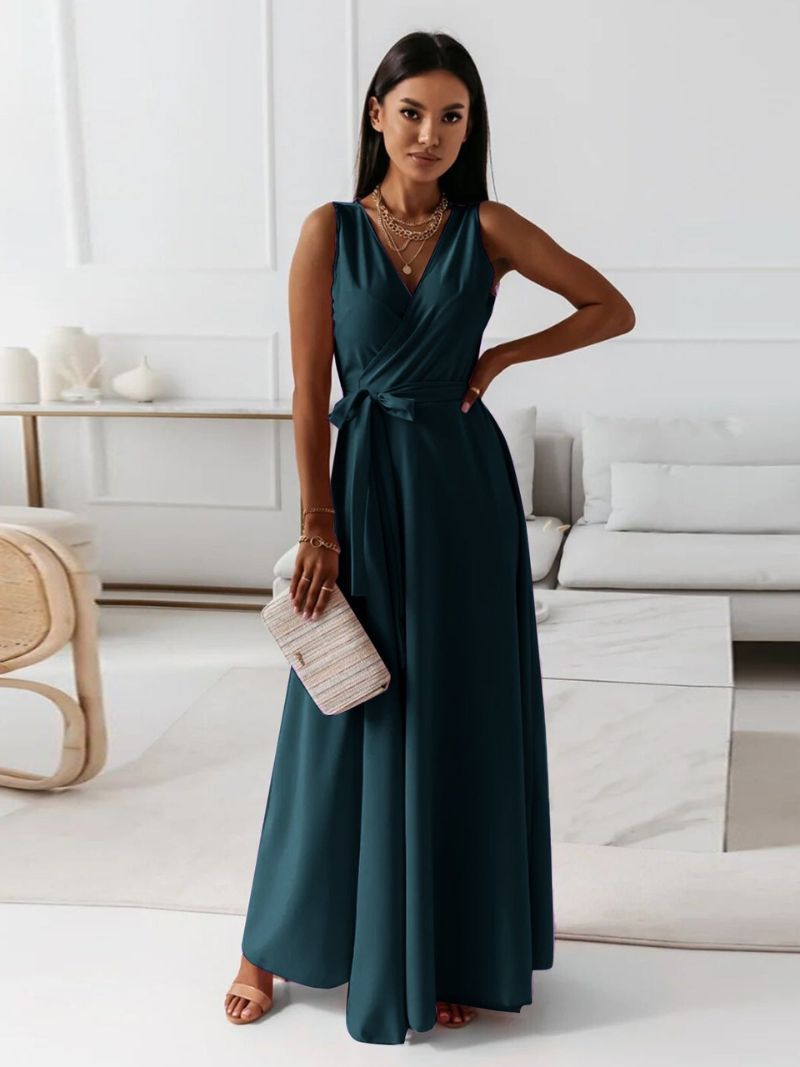 Elena | Wedding Guest Wrap Front Maxi Dress