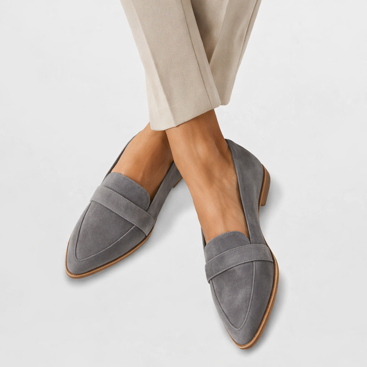 Chloe | Elegant Slip-On Suede Loafers