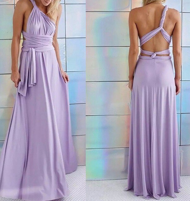 Annika | Wedding Guest Halter Neck Maxi Dress