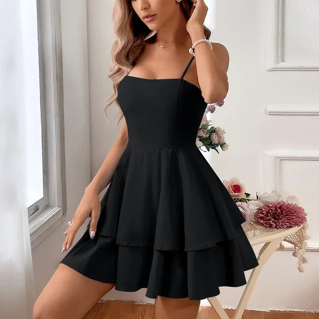 Eliana | Graduation Strappy Fit and Flare Dress
