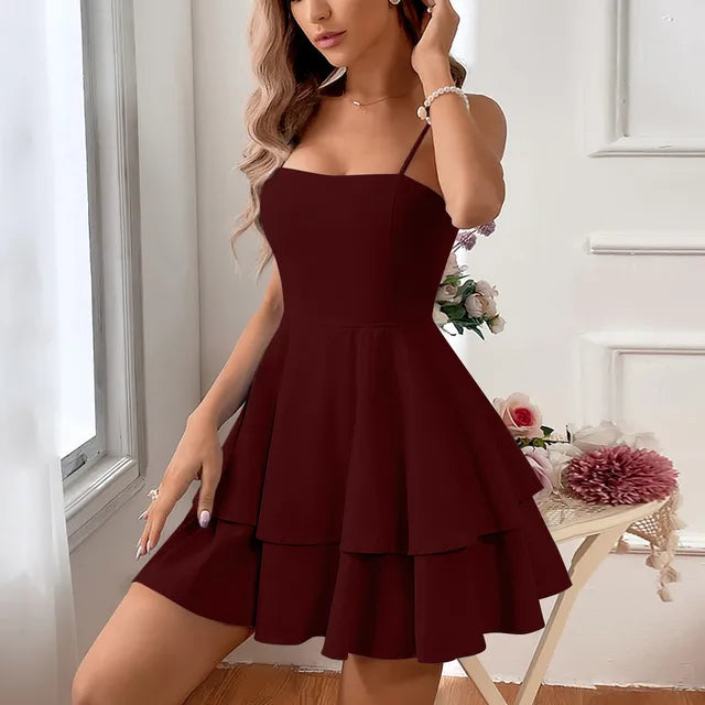 Eliana | Graduation Strappy Fit and Flare Dress