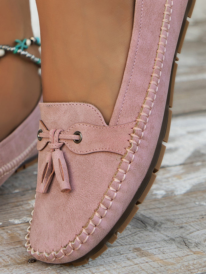 Emily | Tassel Detail Slip-On Comfort Loafers