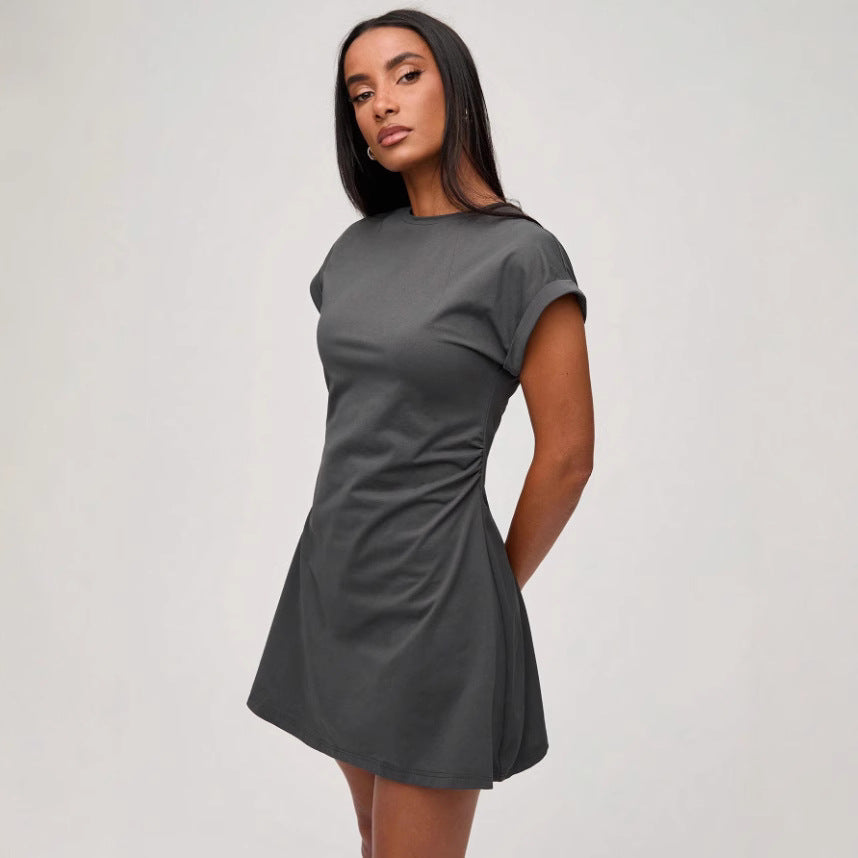 Clara | Casual Cap Sleeve Mini Dress