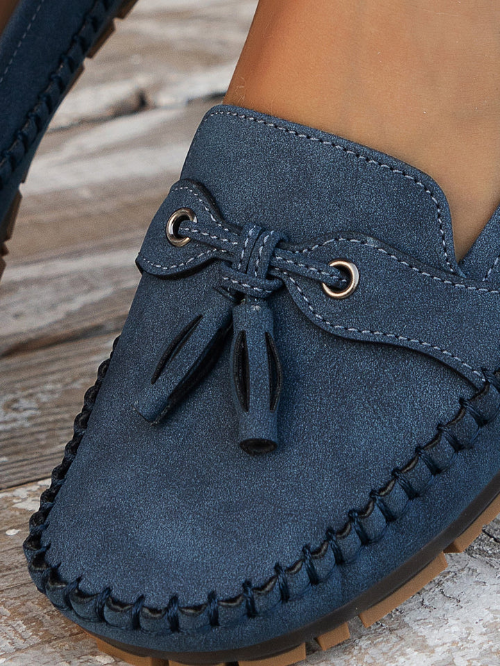 Emily | Tassel Detail Slip-On Comfort Loafers