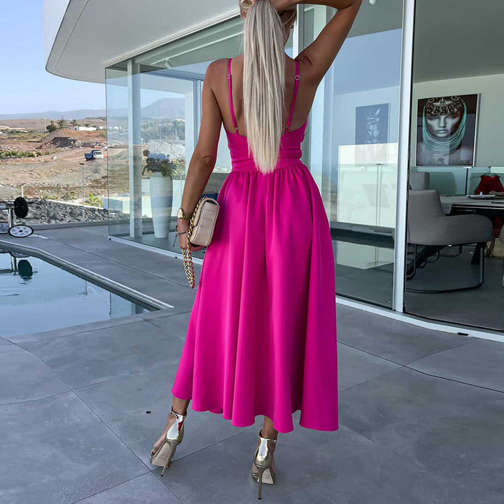 Olivia | Wedding Guest Cut Out Strappy Midi Dress