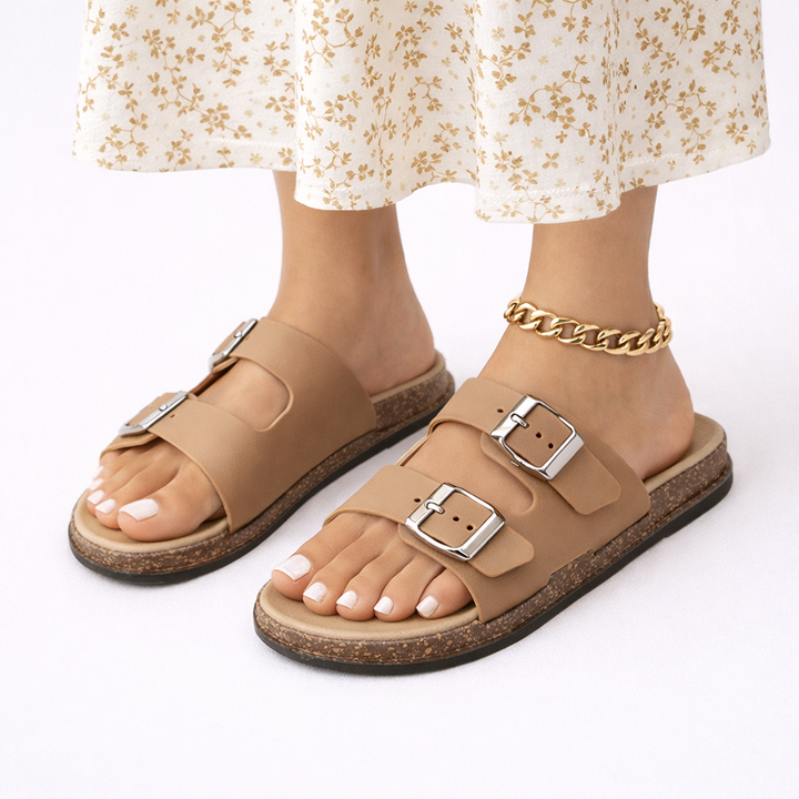 Chloe | Double Strap Summer Sandals for Women