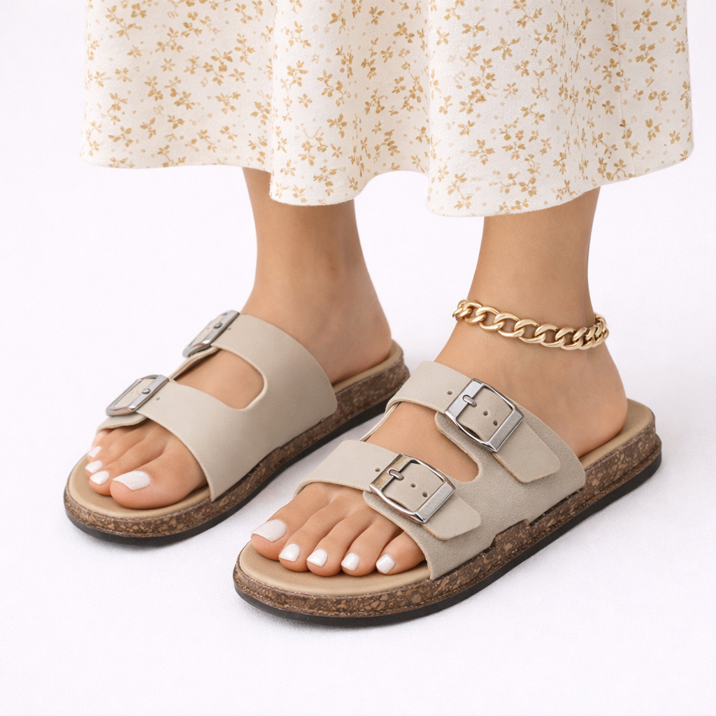 Chloe | Double Strap Summer Sandals for Women