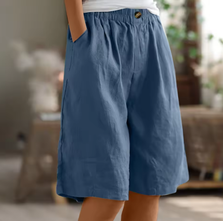 Evelyn | Relaxed Linen Bermuda Shorts