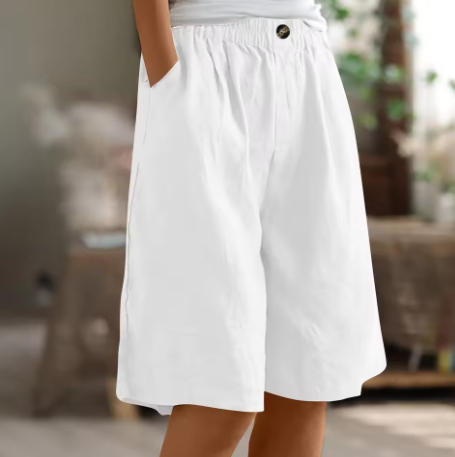 Evelyn | Relaxed Linen Bermuda Shorts