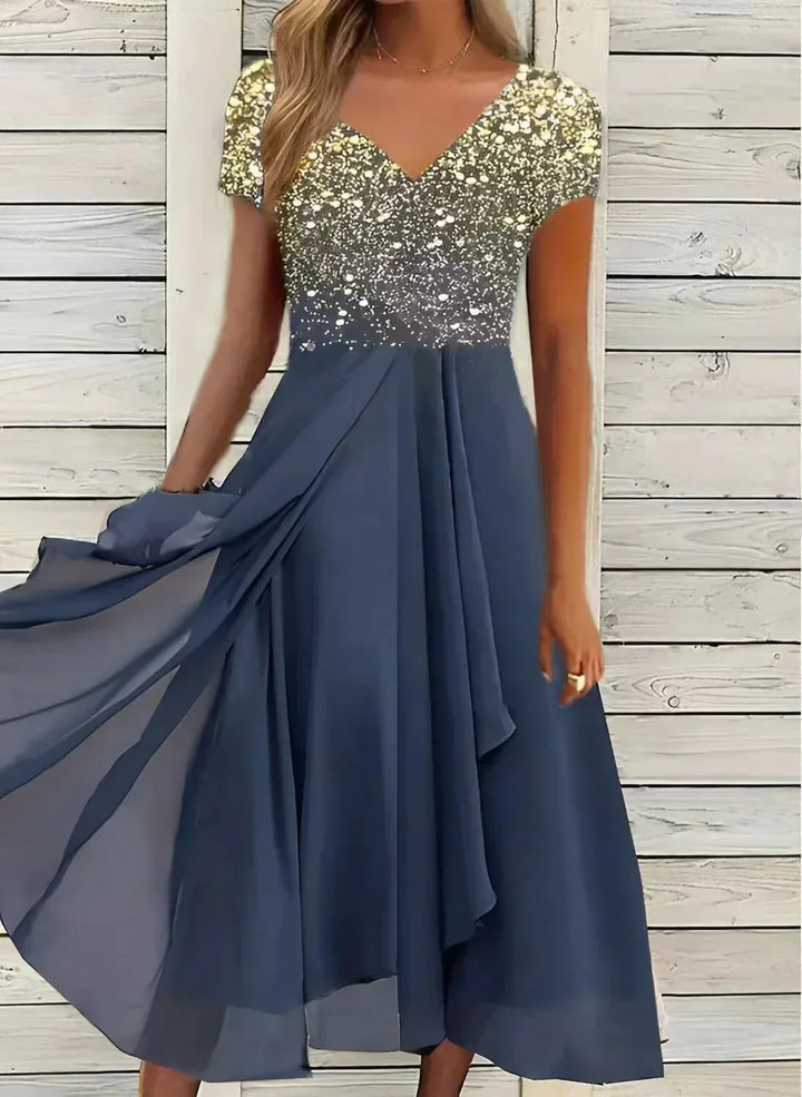Eliana | Floral Chiffon Wedding Guest Dress
