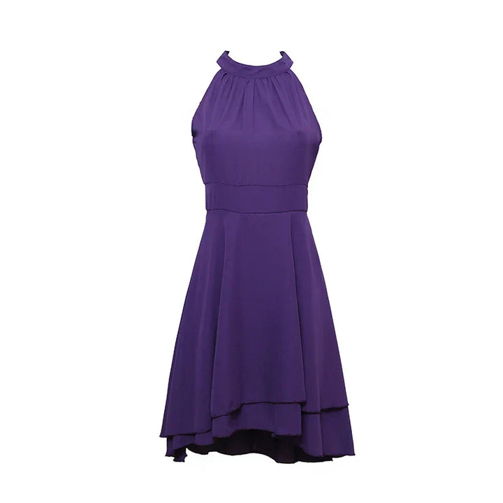Eliana | Wedding Guest Halter Neck Mini Dress