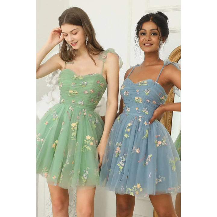 Celeste | Prom Embroidered Tulle Evening Dress