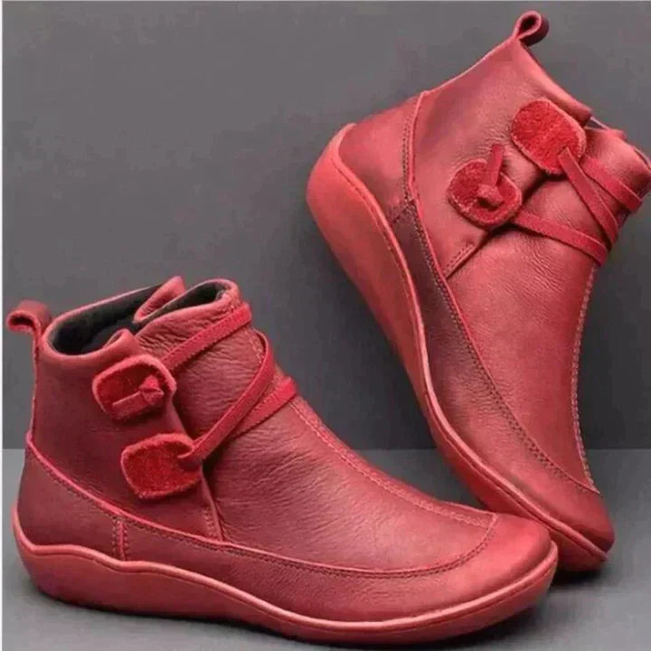 Camila | Waterproof Leather Comfort Ankle Boots