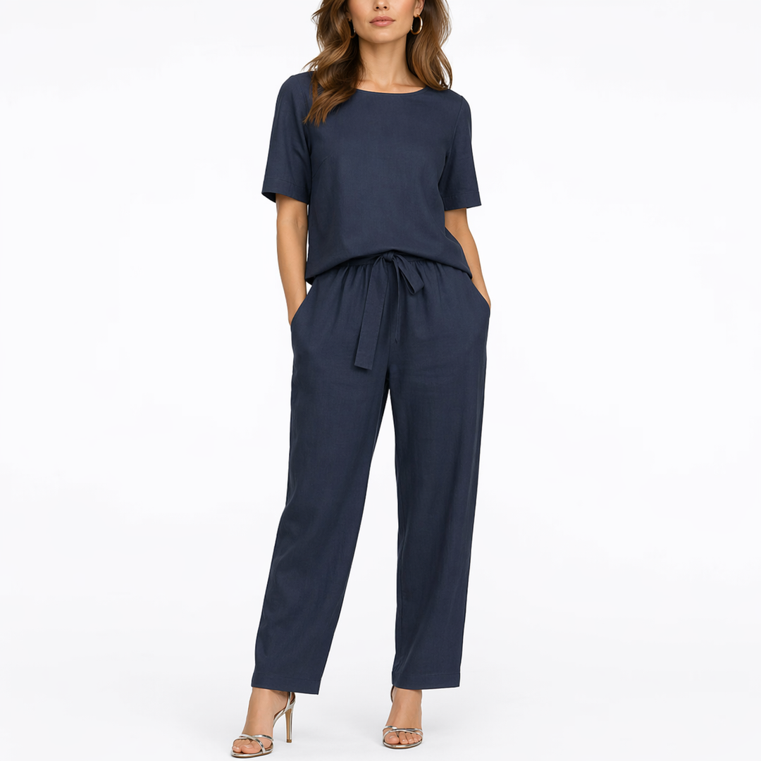 Serena | Casual Linen Two Piece Set
