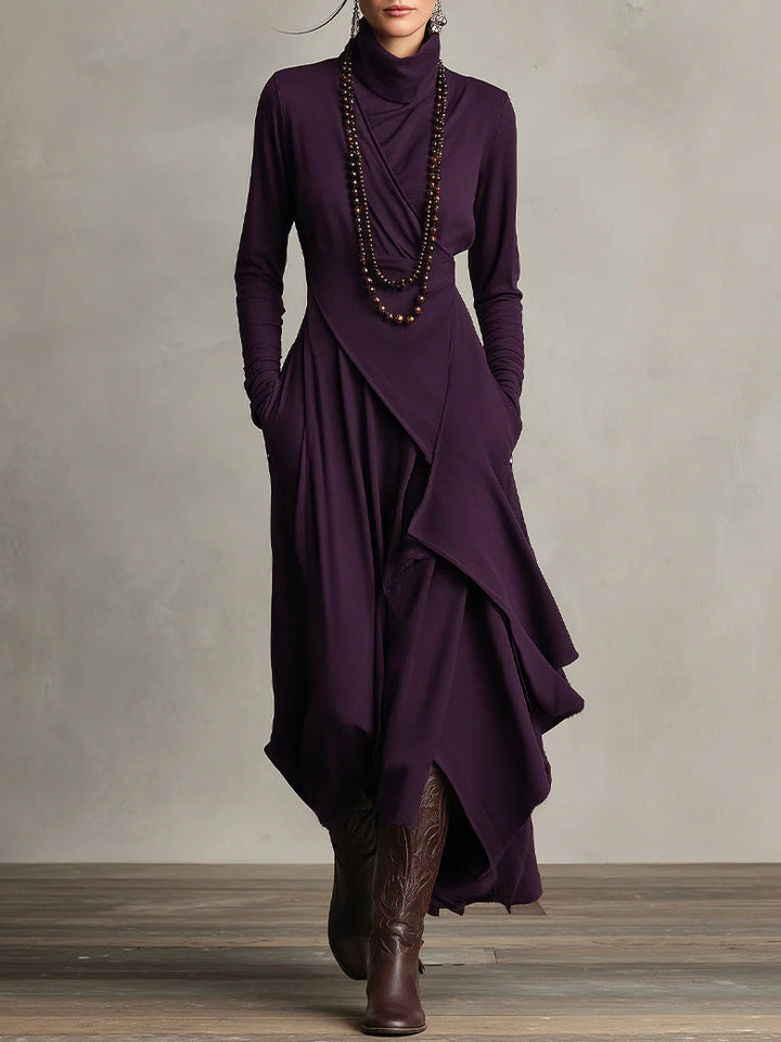 Arabella | Wedding Guest Asymmetric Layered Maxi Dress