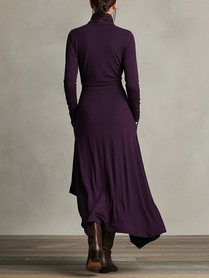 Arabella | Wedding Guest Asymmetric Layered Maxi Dress