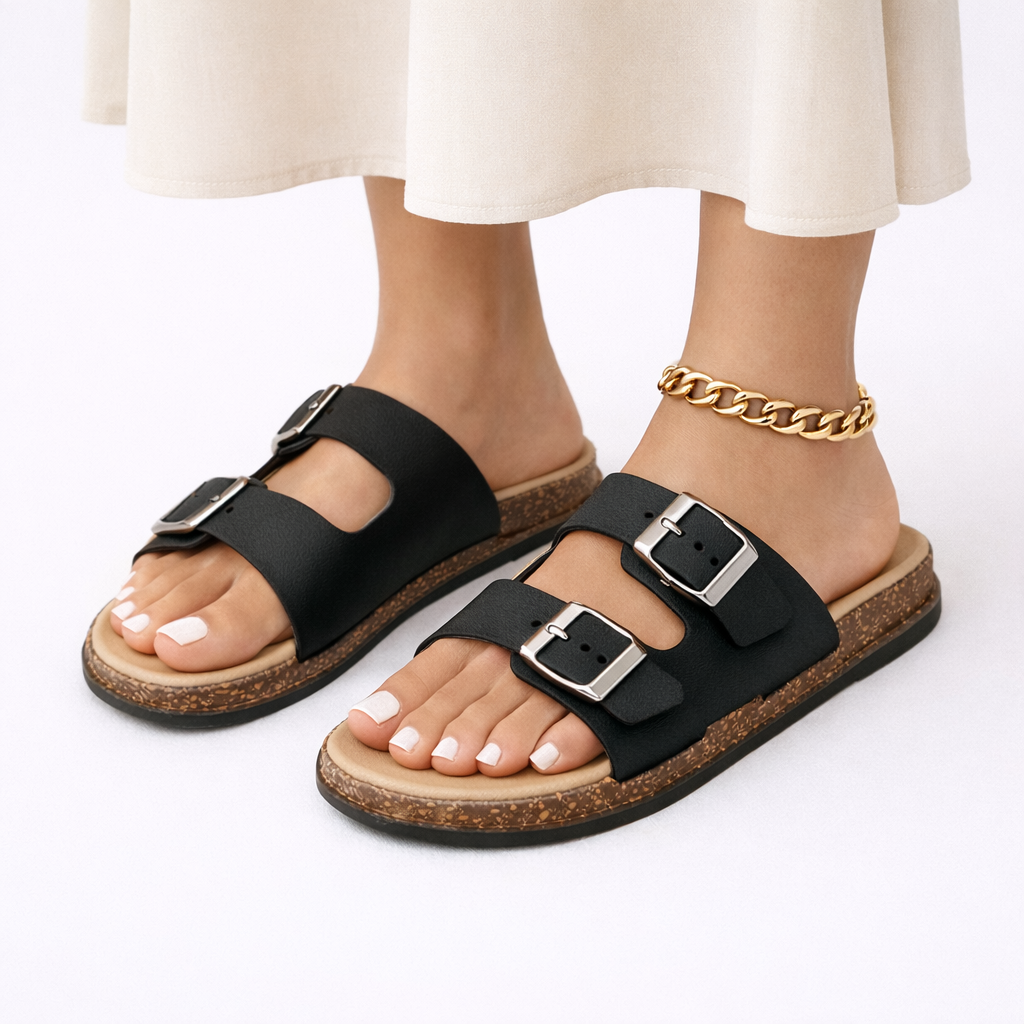 Chloe | Double Strap Summer Sandals for Women