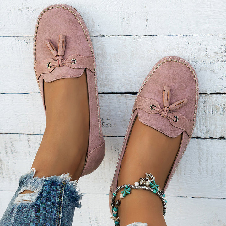 Emily | Tassel Detail Slip-On Comfort Loafers