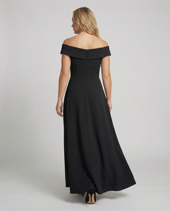 Marie | Wedding Guest Off Shoulder Maxi Dress