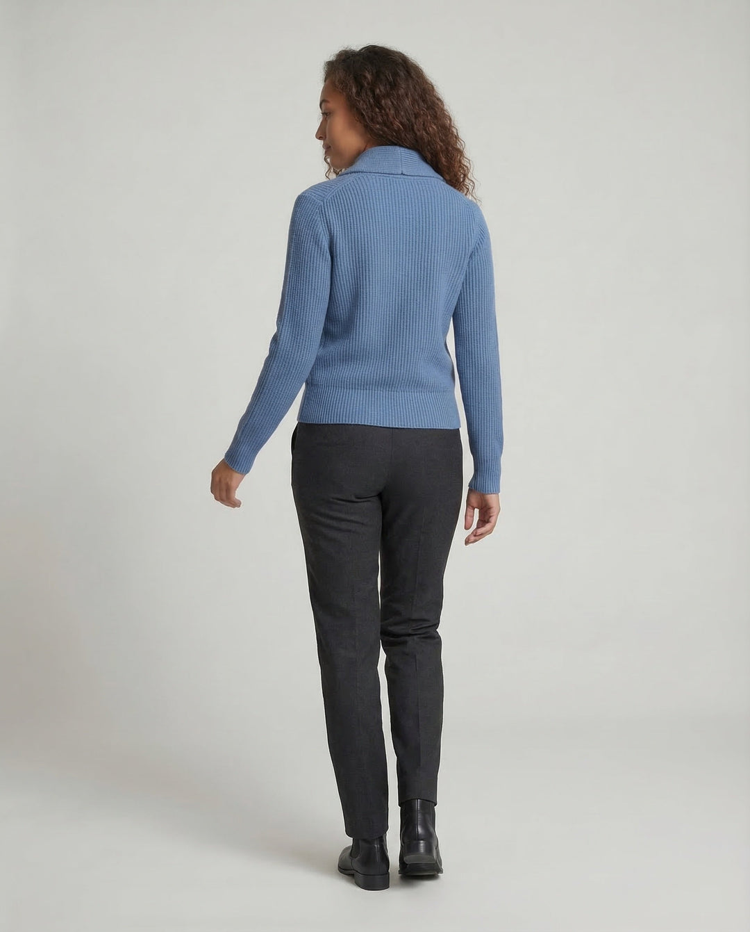 Chloe | Classic Rib Knit Button Front Cardigan