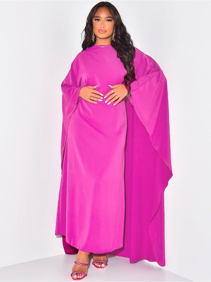 Eliza | Elegant Draped Evening Maxi Dress