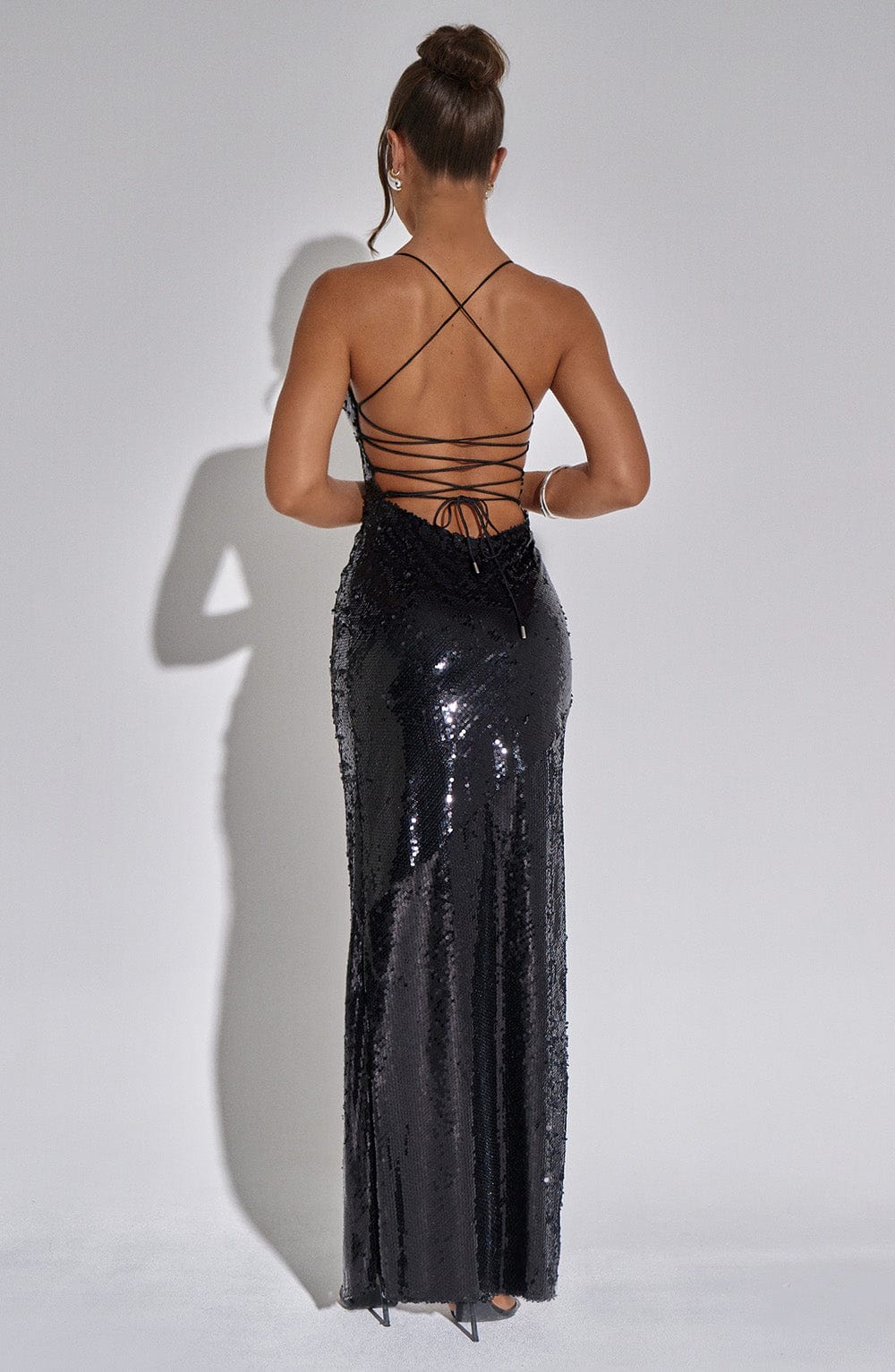 Elara | Prom Sequin Split Maxi Dress