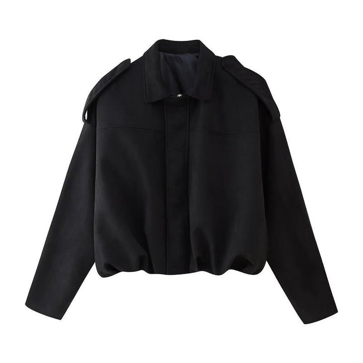 Gianna | Oversized Collared Bomber Jacket