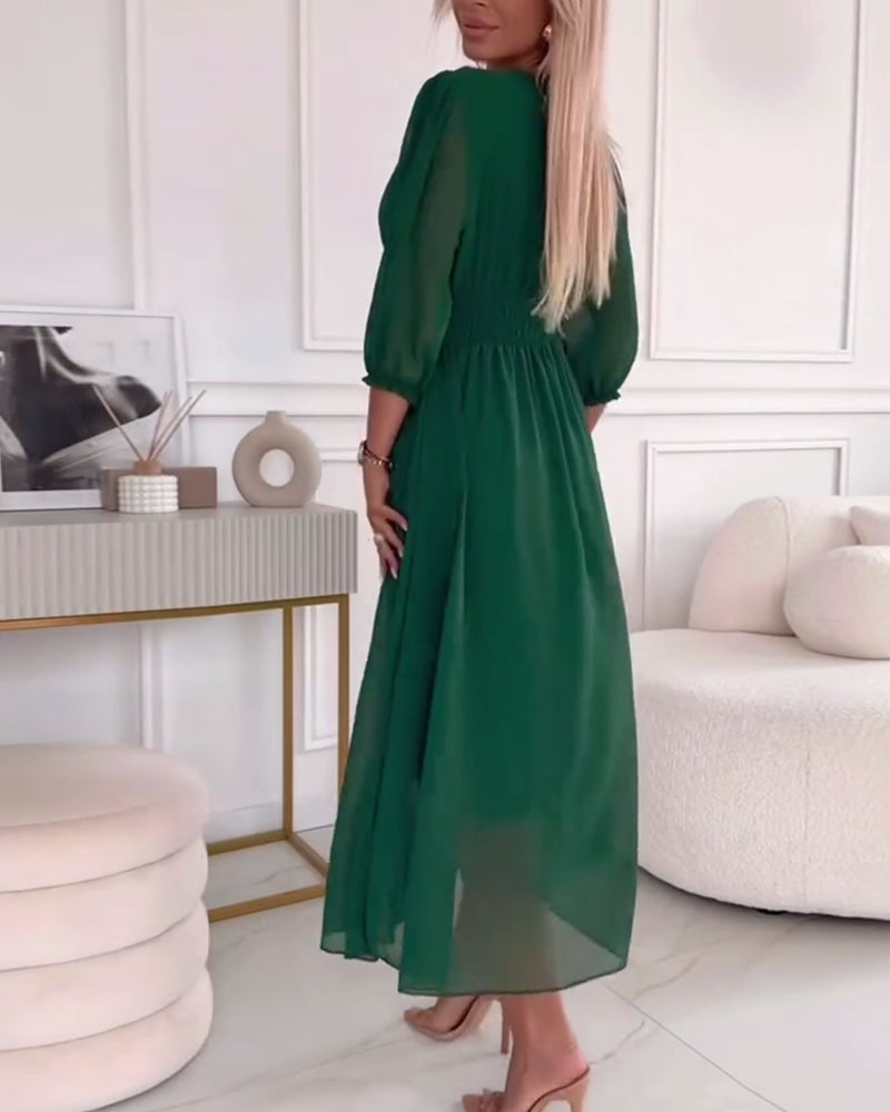 Rosalie | Graduation Empire Waist Midi Dress