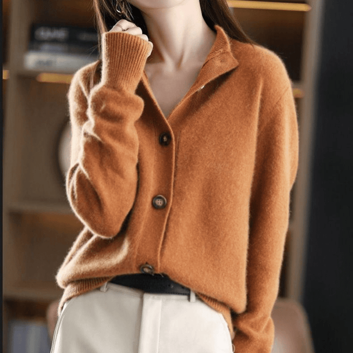 Naomi | Button Front Long Sleeve Cardigan