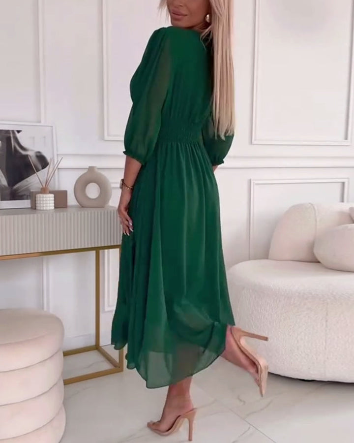 Rosalie | Graduation Empire Waist Midi Dress