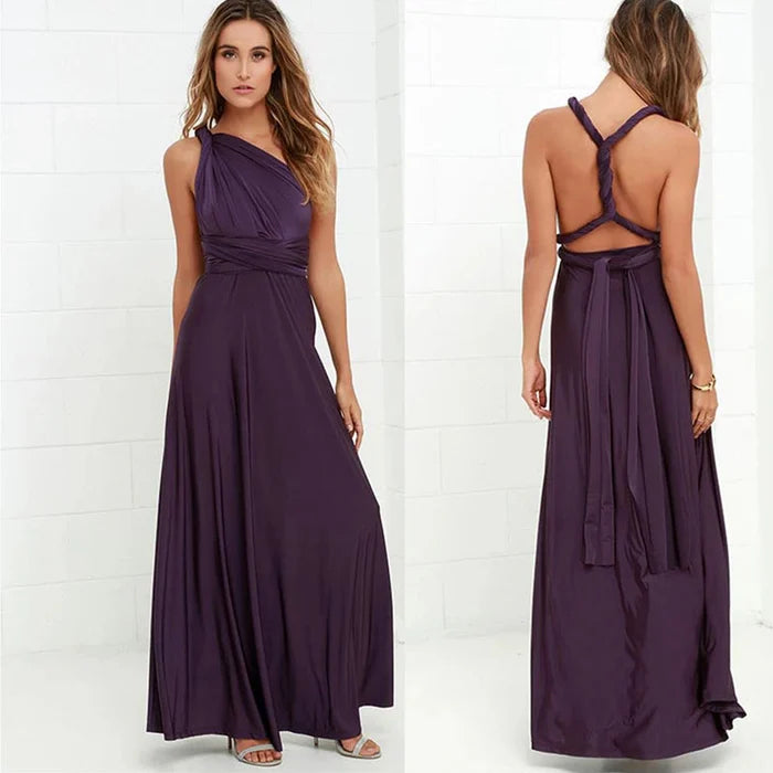 Aurora | Elegant Tie Waist Wedding Guest Dress