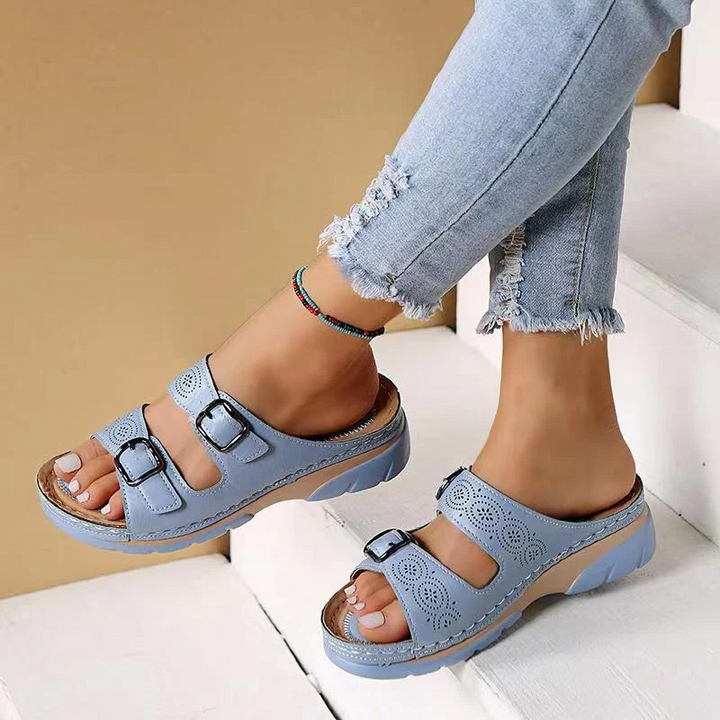 Chloe | Orthopedic Double Buckle Walking Sandals