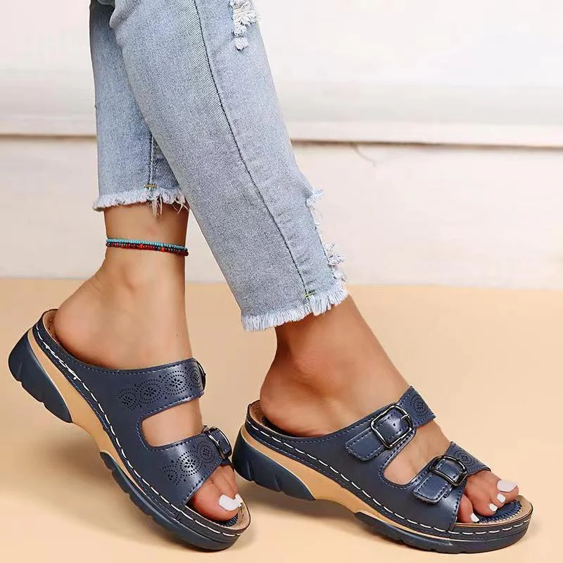 Chloe | Orthopedic Double Buckle Walking Sandals