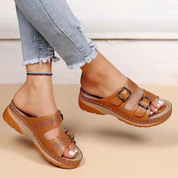 Chloe | Orthopedic Double Buckle Walking Sandals
