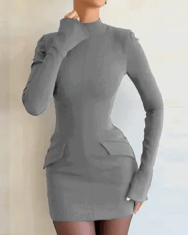 Celeste | Elegant Tailored Bodycon Mini Dress