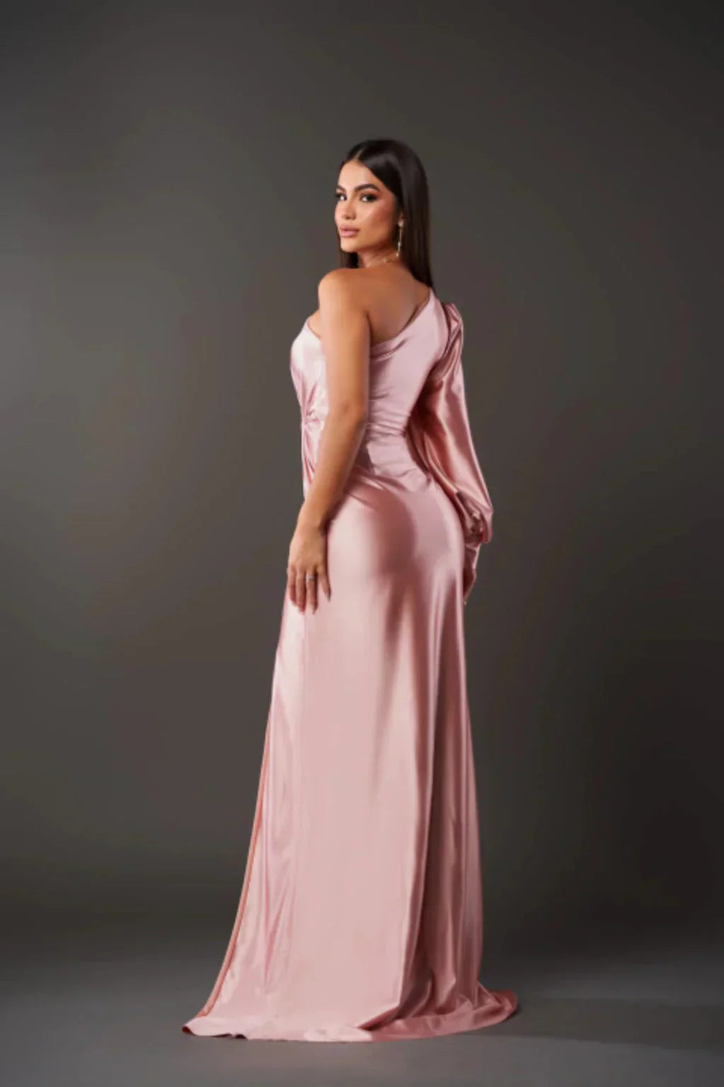 Isabella | Wedding Guest One Shoulder Maxi Dress
