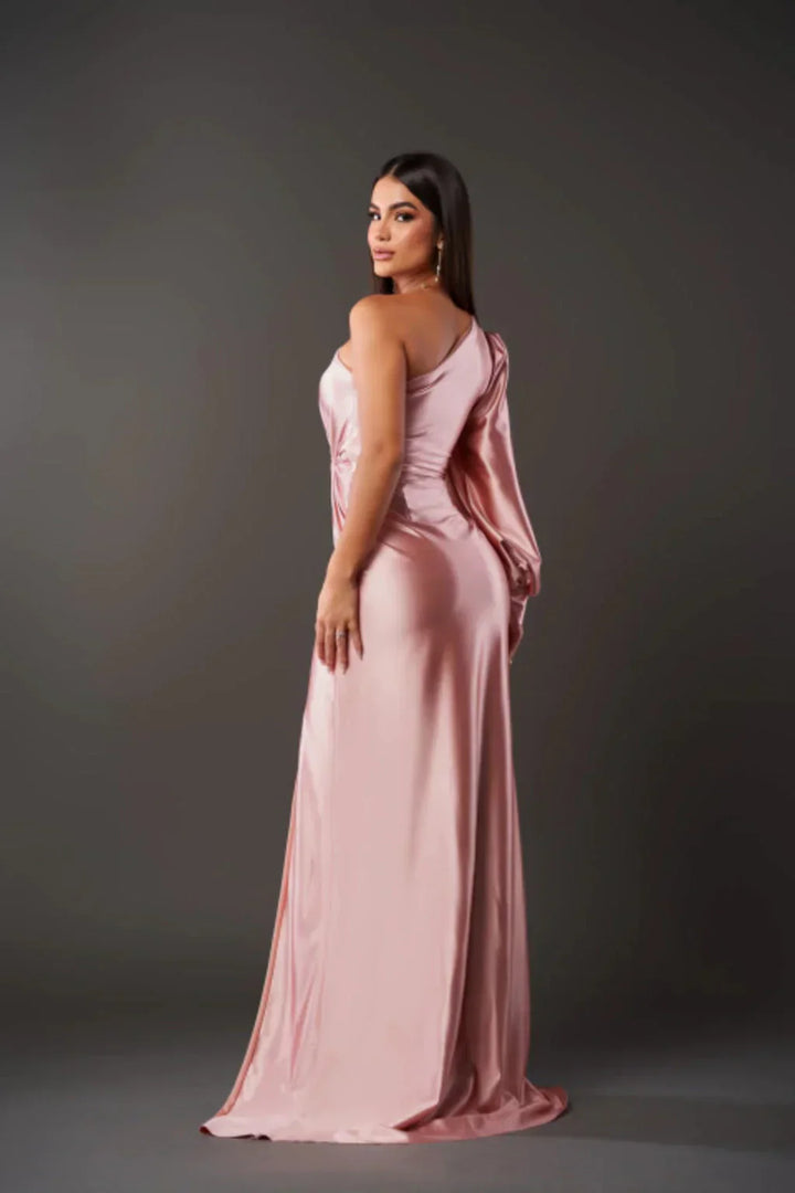 Isabella | Wedding Guest One Shoulder Maxi Dress